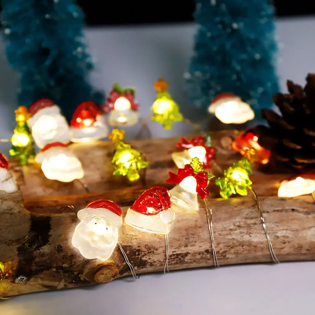 

Mini Battery Powered Christmas Lights 360-degree Bright LED Lights Decoration Christmas Parties Wedding With Remote Control