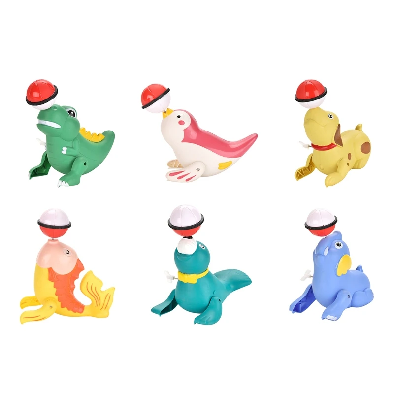 

6-дюймовая мини-игрушка Windup, милая заводная игрушка в виде животного для малышей, раннее обучение, детская игрушка для детского сада, дошколь...