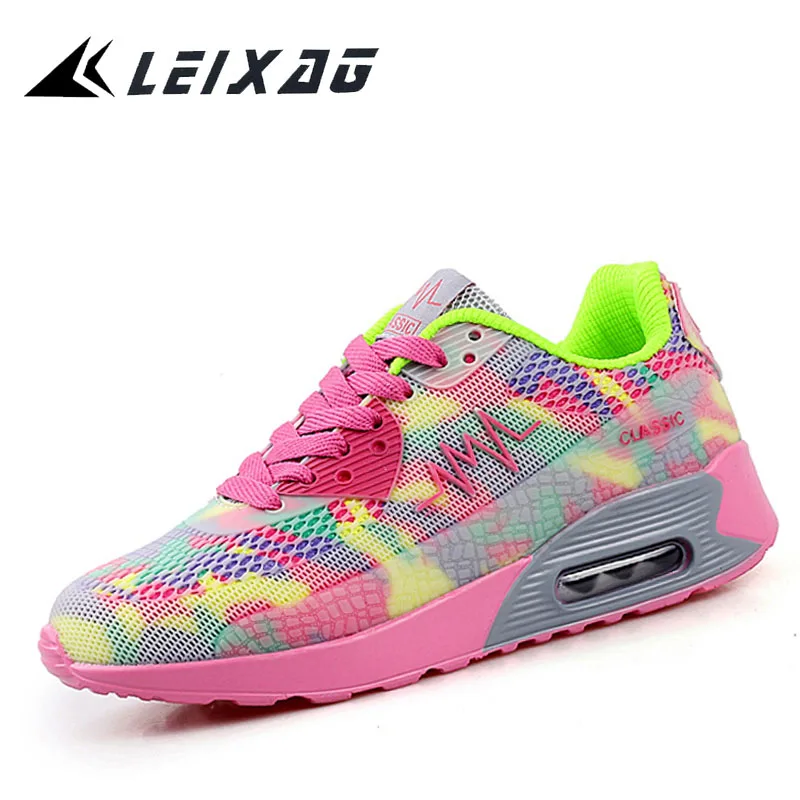 LEIXAG уличная женская обувь для бега дышащая сетка спортивная легкие кроссовки