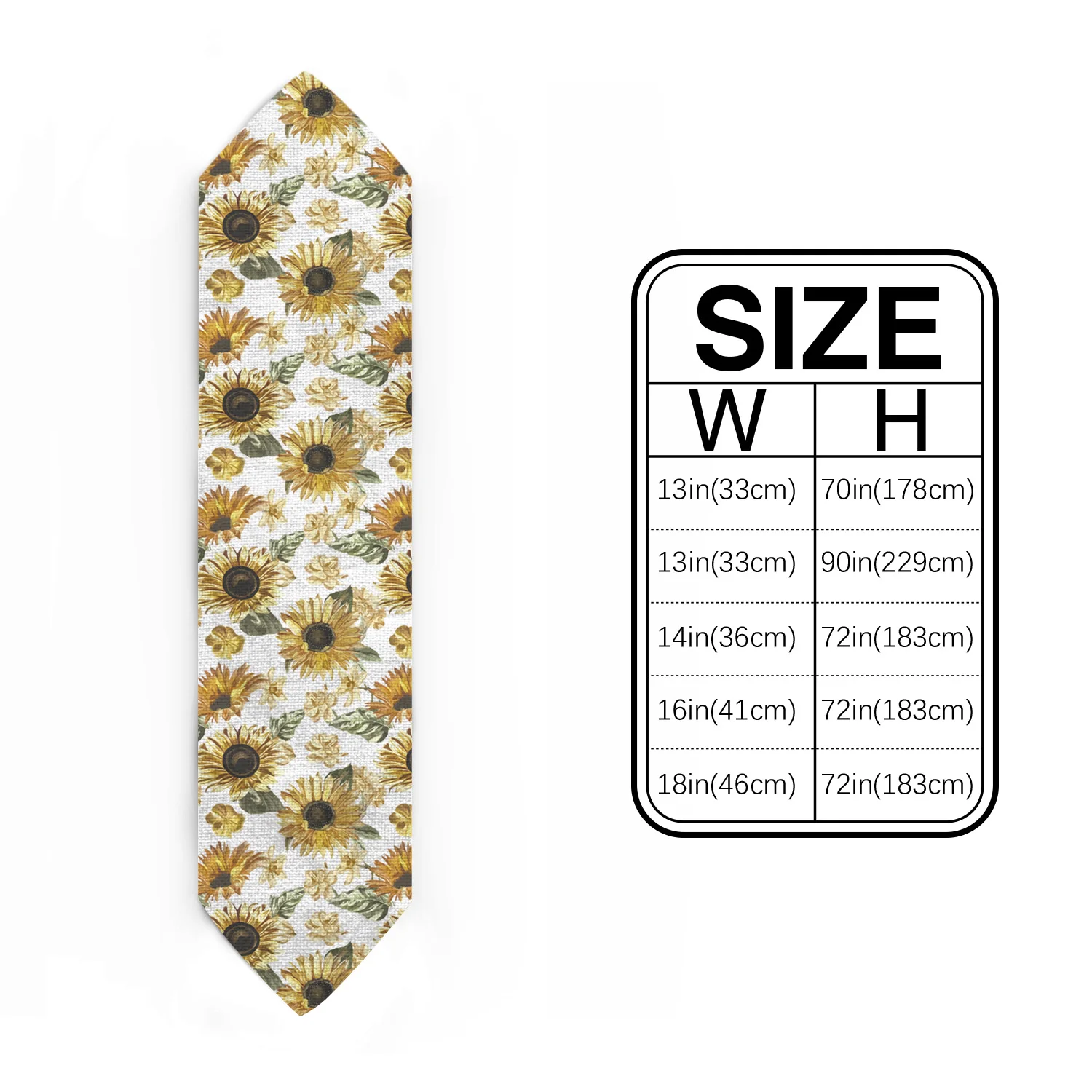 Тематика Дня матери акварельные Подсолнухи цветочный дизайн скатерти свадебные