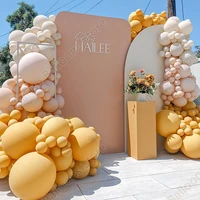 235pcs diy wedding decoration lemon yellow balloons garland kit cream balloon arch baby shower birthday party accessories