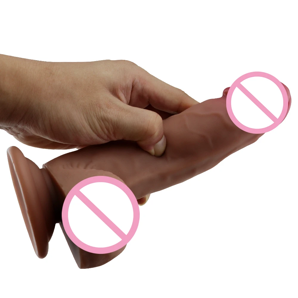 S/L высококачественный реалистичный фаллоимитатор мягкая релаксационная палочка