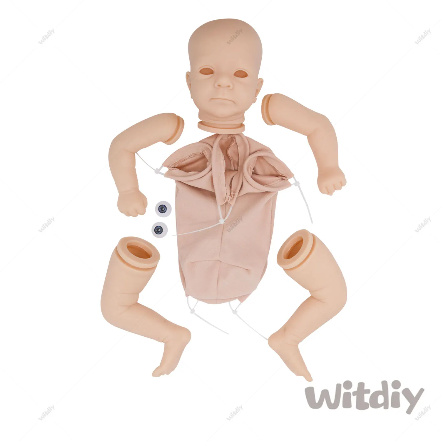 Продажа Новый комплект Witdiy, набор без рисунка, реалистичный комплект Felicia 50 см, неокрашенный Комплект Reborn