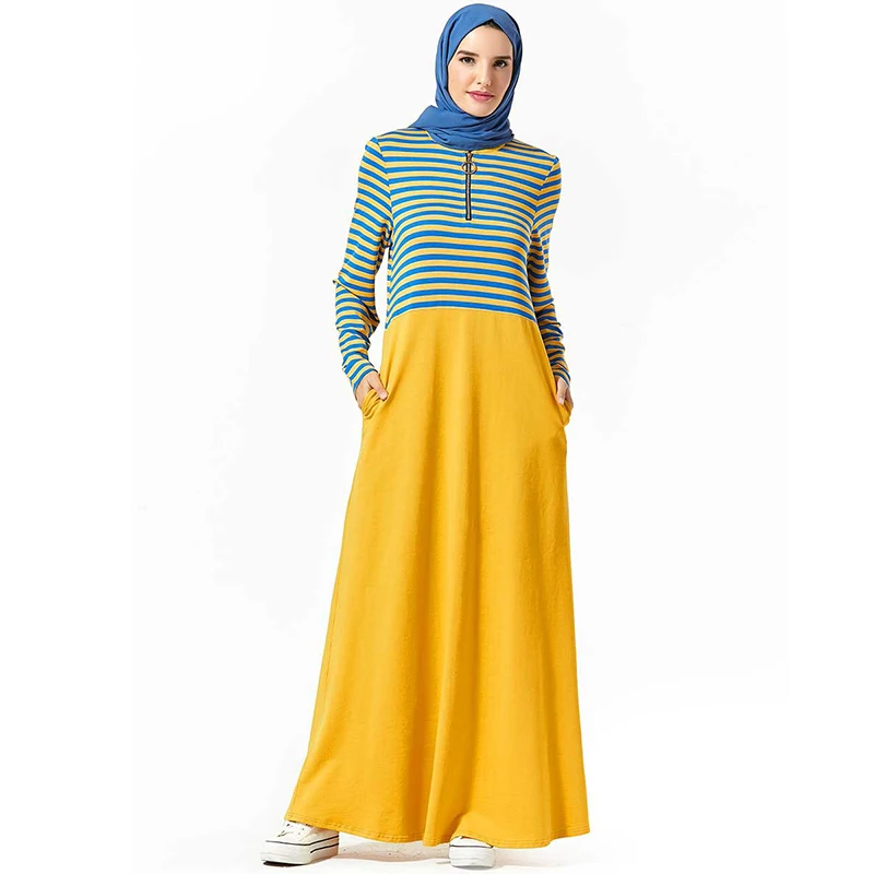 Abaya кафтан искусственное мусульманское платье мусульманская одежда для женщин