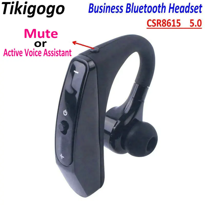 CSR8615 бизнес Bluetooth 5 0 наушники с одной кнопкой и голосовым ассистентом Google