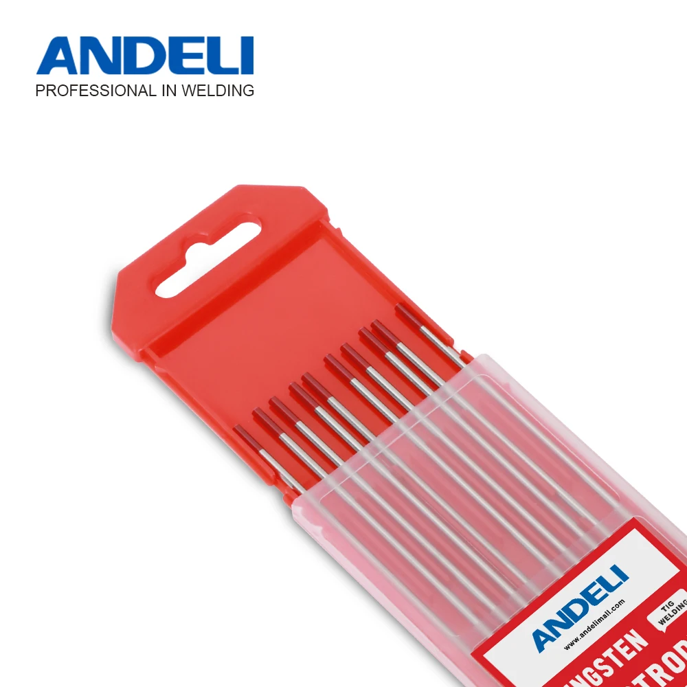 

ANDELI Tungsten Electrodes Welding Rod 1.0 1.6 2.0 2.4 3.2 4.0mm WT20 WC20 WL20 WL15 WZ8 WP WY20 WR20 Tig Rods
