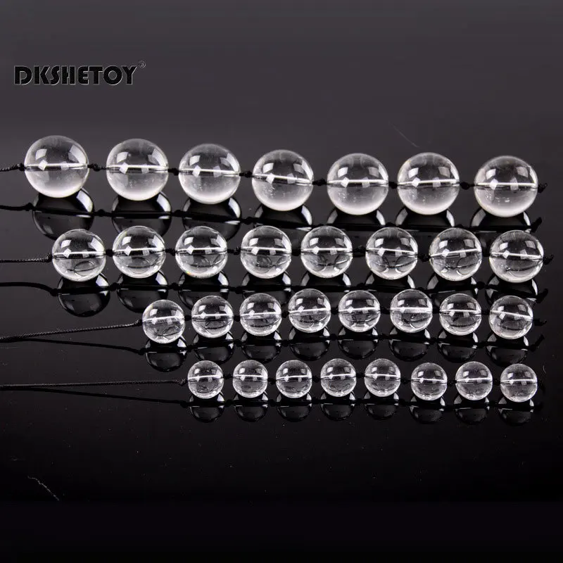 Стеклянные анальные шарики вагинальные Анальная пробка секс-игрушка женские