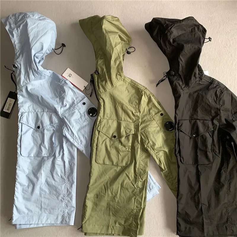 

New Compass Cpdd Men's Hooded Coat Topstonex Zipper Pocket Jacket Long Sleeve Warm Streetwear Windbreaker