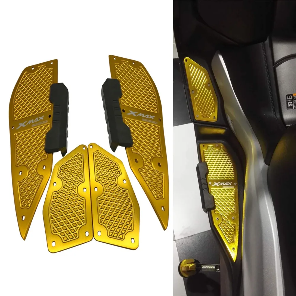 Мотоциклетные X MAX подставки для ног педали пластины педалей для Yamaha XMAX 300 XMAX 400 XMAX 250 XMAX 125 XMAX аксессуары