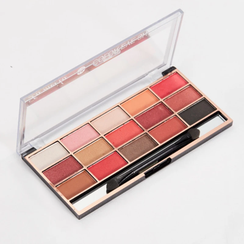 15 Цвет матовые тени для век Палитра теплый Обнаженная матовая макияжный набор