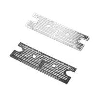 high simulation stainless steel grille water tank sheet decoration plate for trx 4 bronco 2021 rc crawler car modification part