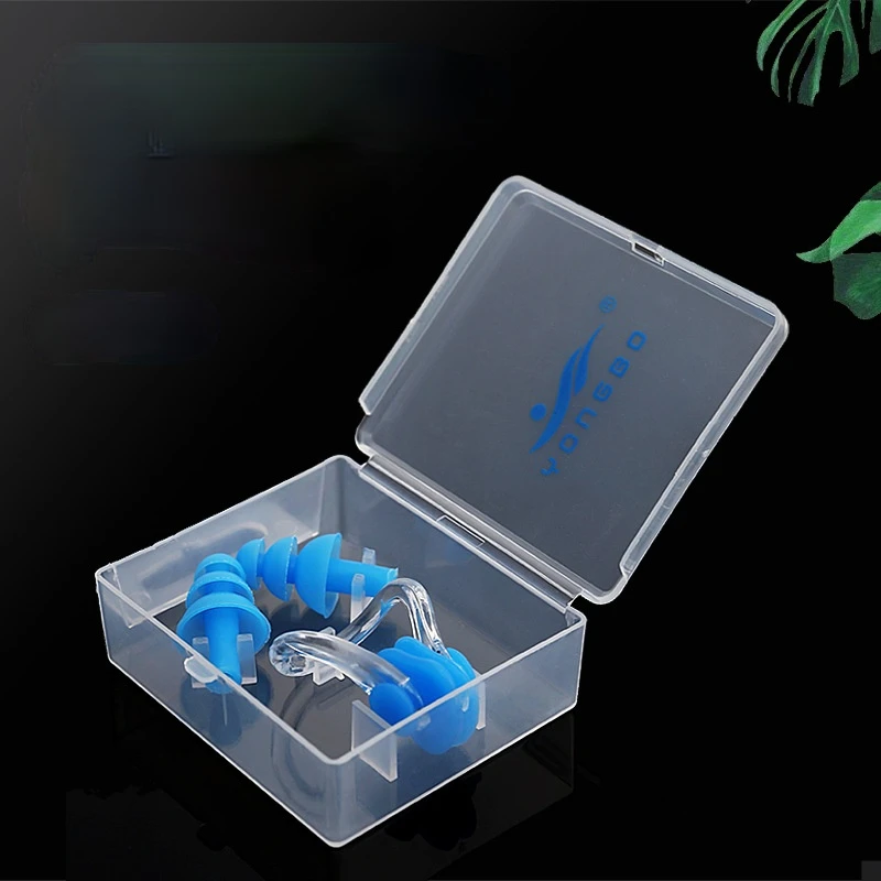 

Sport Waterproof Nose Clip Swimming Ear Plugs Silicone Swim Gear Safety Ear Plugs Oordopjes Swimming Pool Accessories BI50NE
