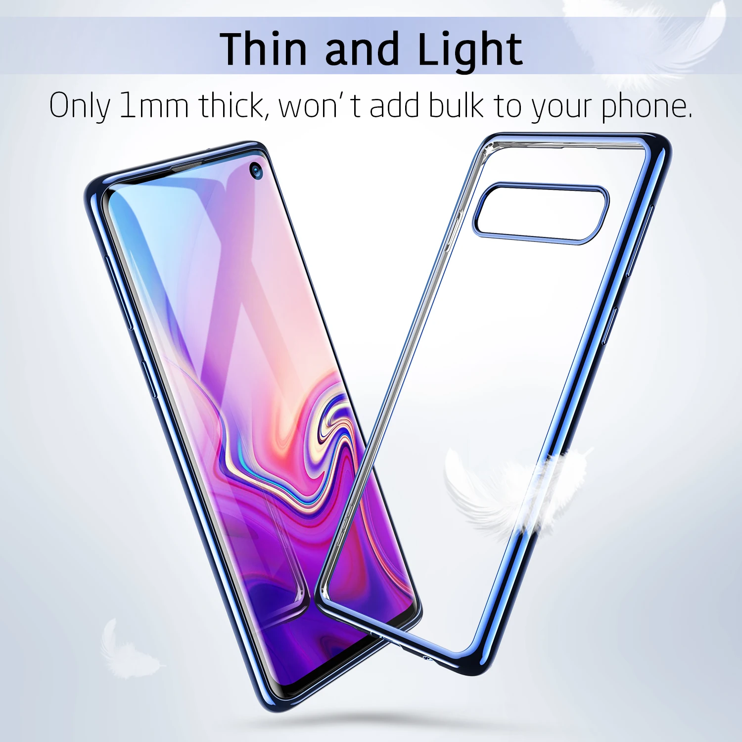 Чехол ESR для Samsung Galaxy S10 Plus мягкий чехол из ТПУ с рамкой и металлическим бампером |