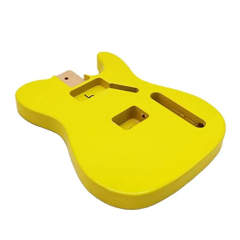 tl gitarre körper gelb tl elektrische gitarre körper tl körper pappel holz tele körper gitarre teil gitarre barrel für elektr