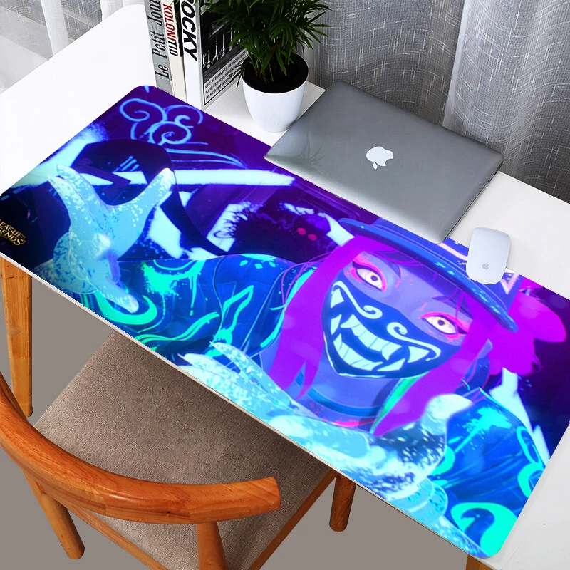 

LOL KDA Custom large size desk mat gaming mouse pad keyboard laptop mat