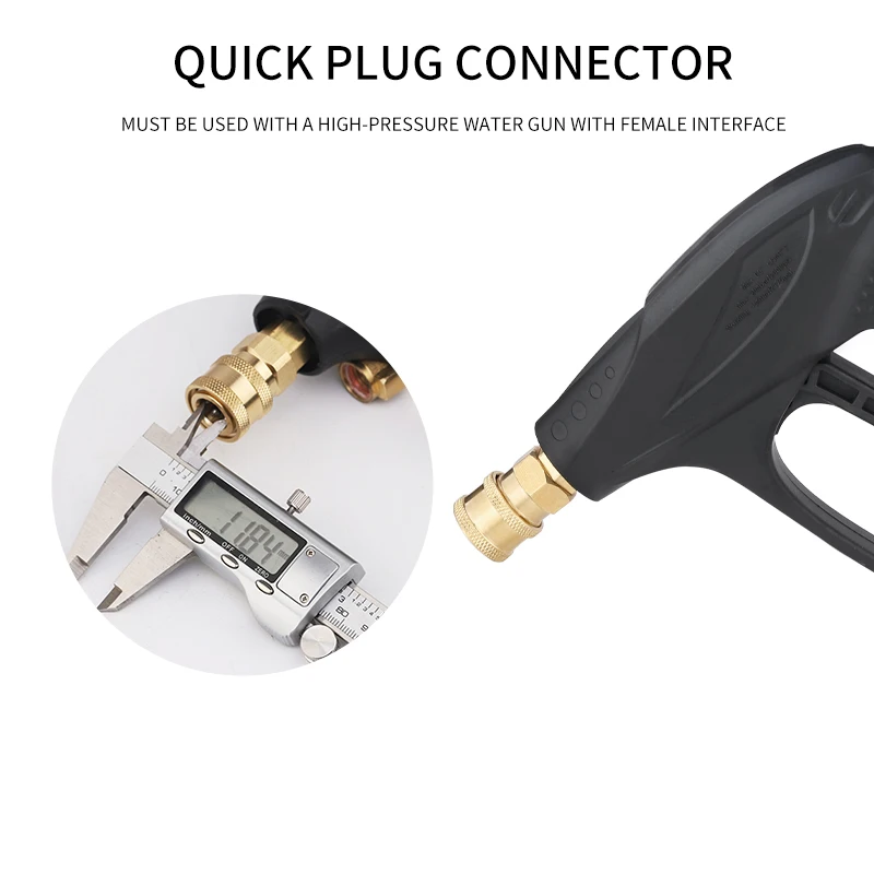 Pаспродажа Водяной пистолет высокого давления M22 для Karcher, пистолет для мойки высокого давления с быстрым разъемом 1/4, многоугловая насадка бар