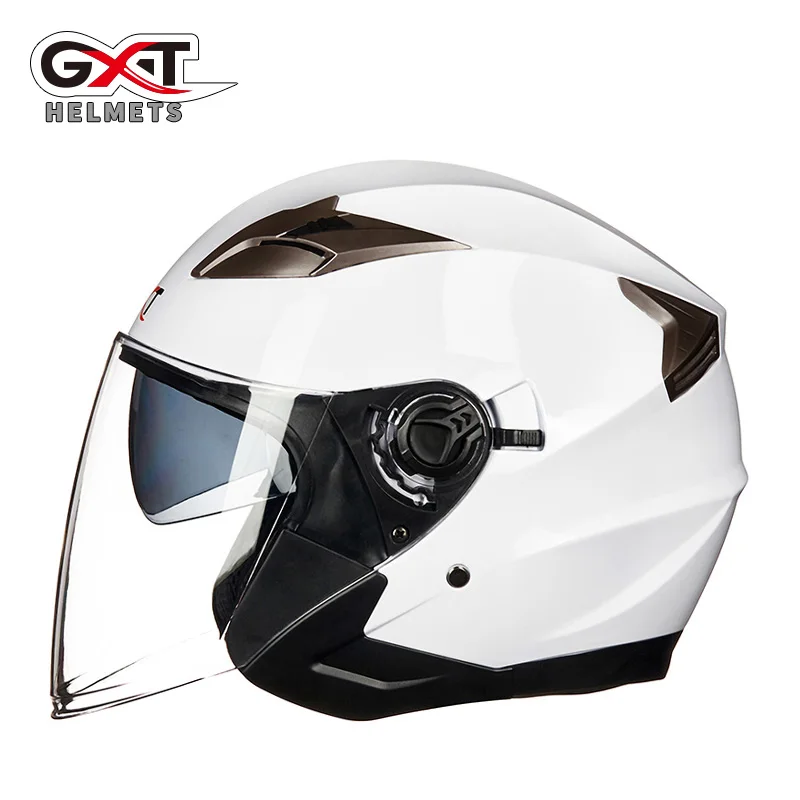 Мотоциклетный шлем GXT полулицевой мотоциклетный из АБС Электрический защитный с