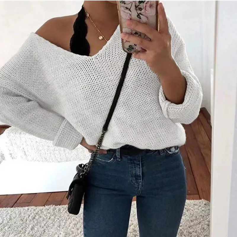 Фото Повседневный синий свитер женский sueter feminino уличная sueters de mujer moda пуловер Женский Повседневный синий свитер женский sueter feminino уличная sueters de mujer moda пуловер Женский