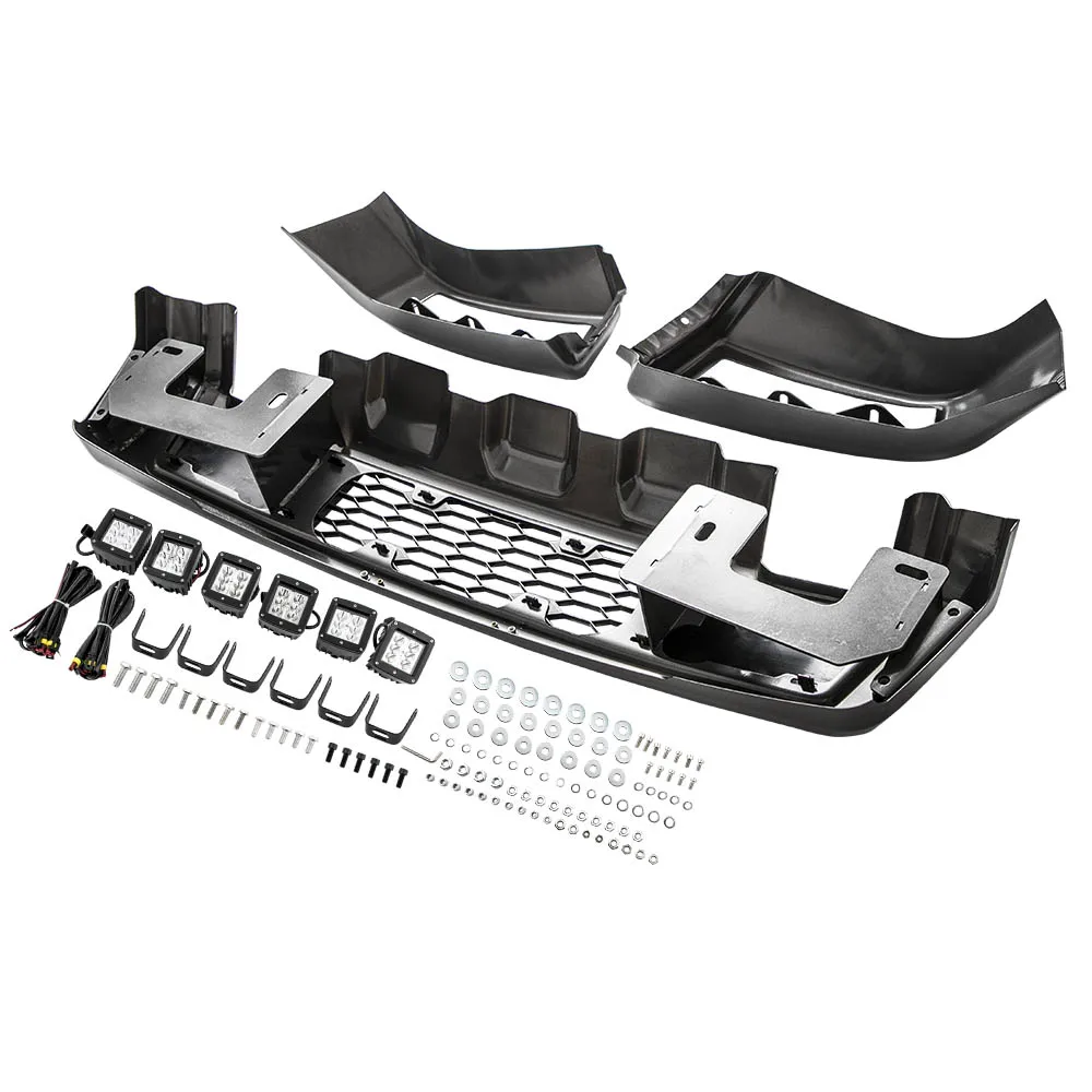 

Передний бампер в сборе и 6 светодиодный ных фар для Ford F150 STX / XL / XLT Pickup 09-2014