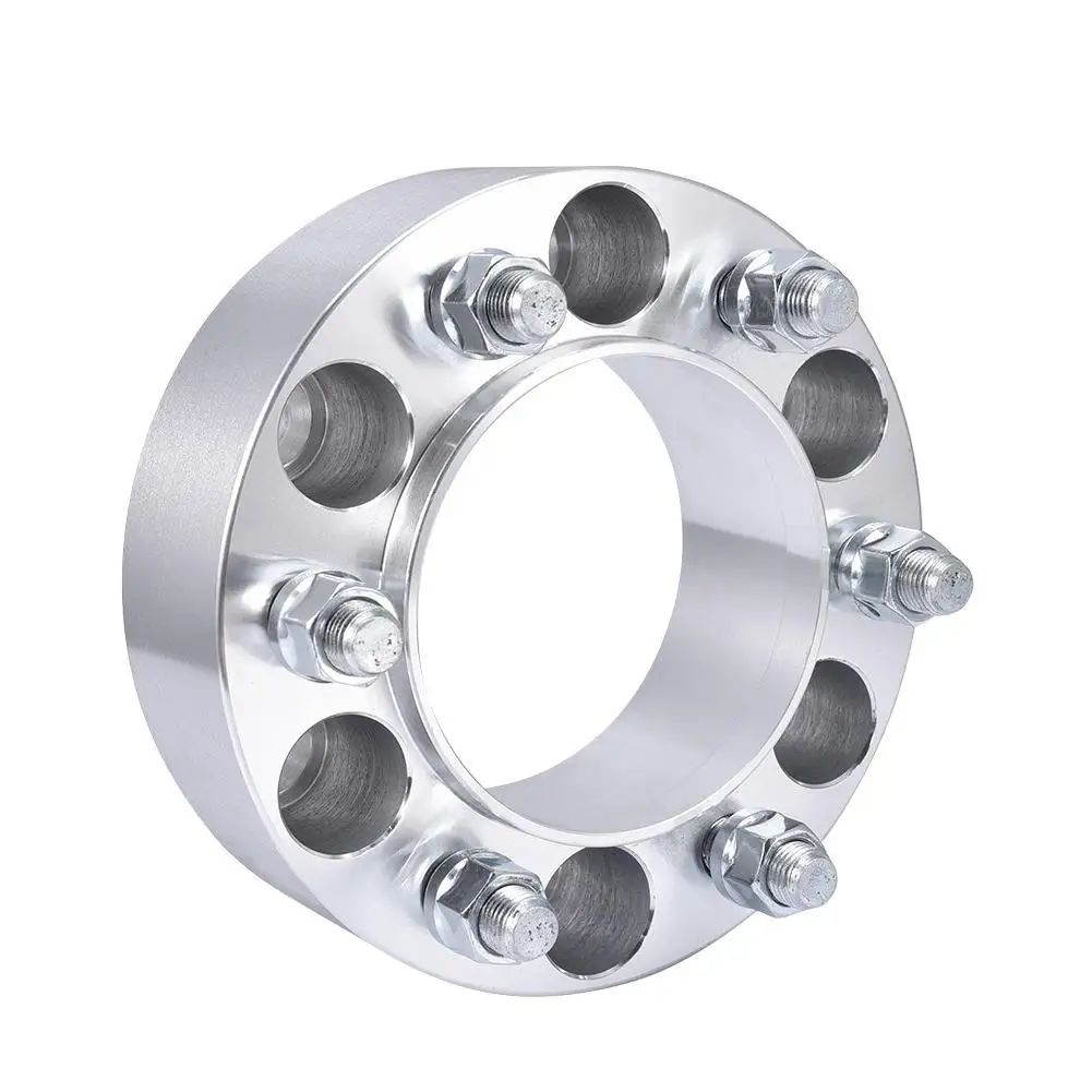 

Universal 2PCS/Set Flange Silver 6X5.5 2" 106MM 14X1.5