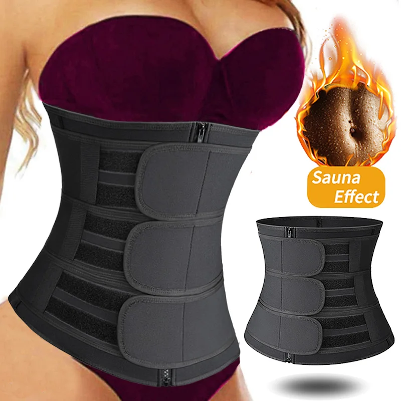 

Neoprene Sweat Waist Trainer Body Shaper Tummy Corset Slimming Belt Shapewear Weight Loss Belly Band Sports Girdles Workout Belt