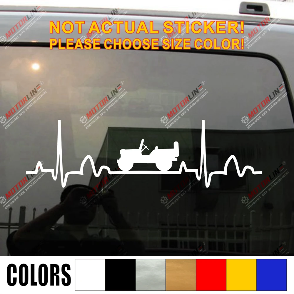 Забавная электрокардиограмма сердце Автомобильная Наклейка Виниловая наклейка