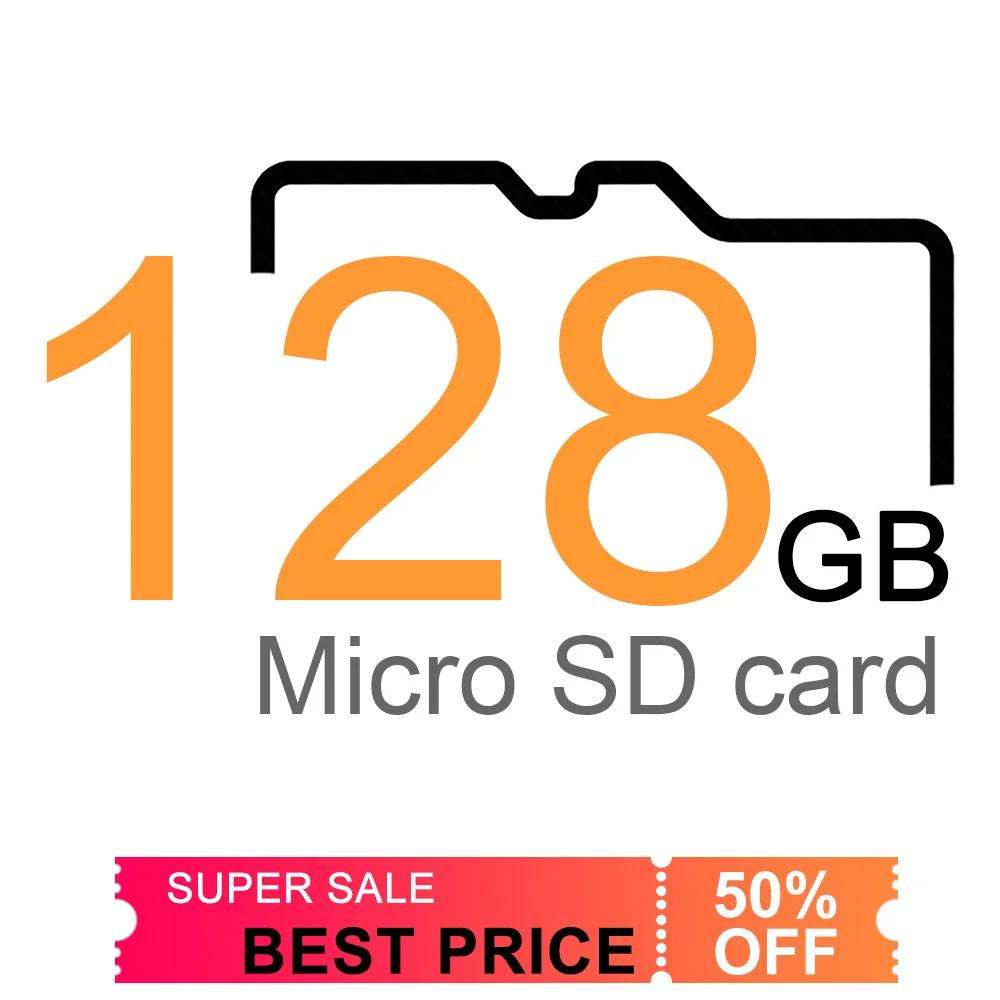 Micro SD карта 128 Гб | 64 32 для записи видео TF флэш памяти класс 10 C10 U1 U3 V30 V60 V90 скидка
