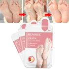 2 шт., отшелушивающая маска для ног, с персиком