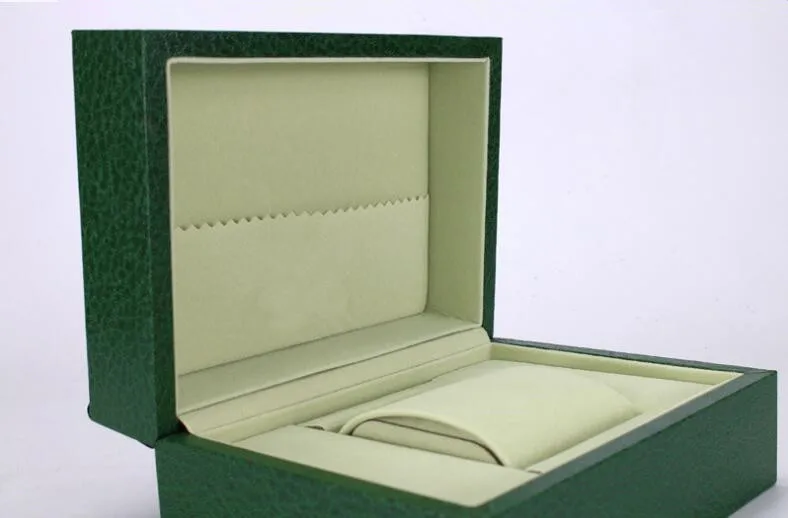 Брендовая коробка для часов зеленая Подарочная Высококачественная ювелирных