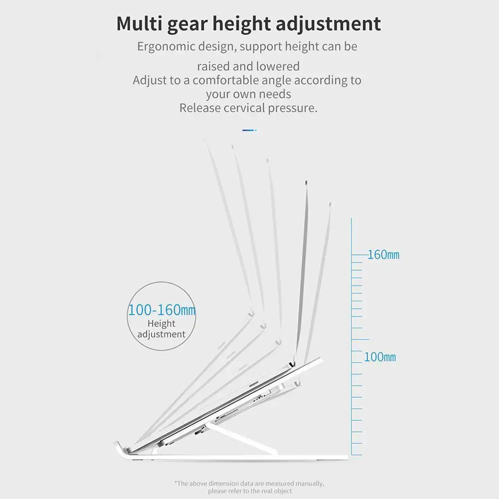 

Adjustable Foldable Anti-slip Desktop Laptop Anti-slip Stand