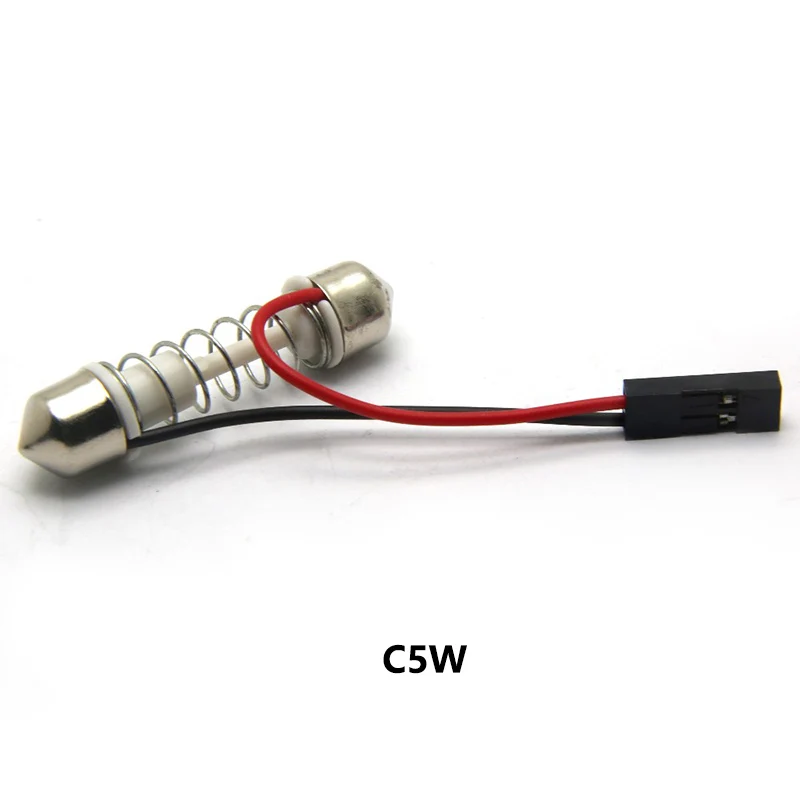 C5W Socket W5W светодиодный T10 C5W BA9S H21W 24 36 48SMD Автомобильный светодиодный автомобиль Панель лампы авто Интерьер Чтение лампа светильник купол с фестонами светильник AC/DC 12V - Испускаемый цвет: C5W Socket
