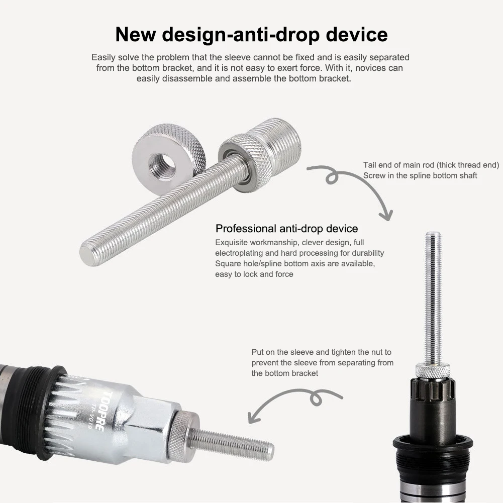 

Bicycle Bottom Bracket Remover 20 Teeth Square Hole Spline Repair Wrench Mountain Road Bike Spanner Wheel Puller Removal Tools