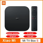 Оригинальная ТВ-приставка Xiaomi Mi S 4K Android 8,1 Ultra HD потоковый медиаплеер Google Cast Netflix 2 + 8 Гб Топ ТВ-приставка