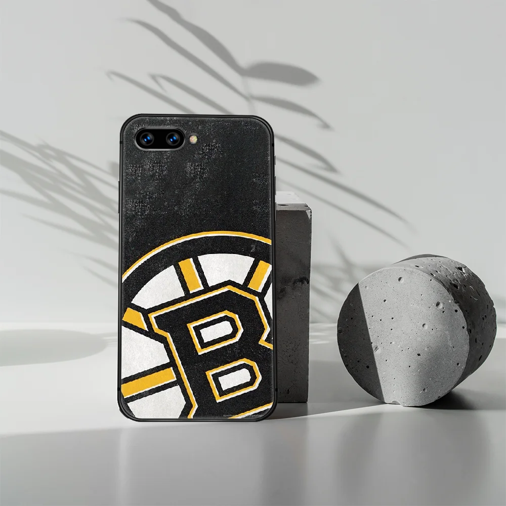 

Boston Bear Hockey team Phone Case Cover Hull For HUAWEI honor 7a 8s 8a 8x 9 9x 10 20 i Lite Pro black Back Tpu Shell Fashion