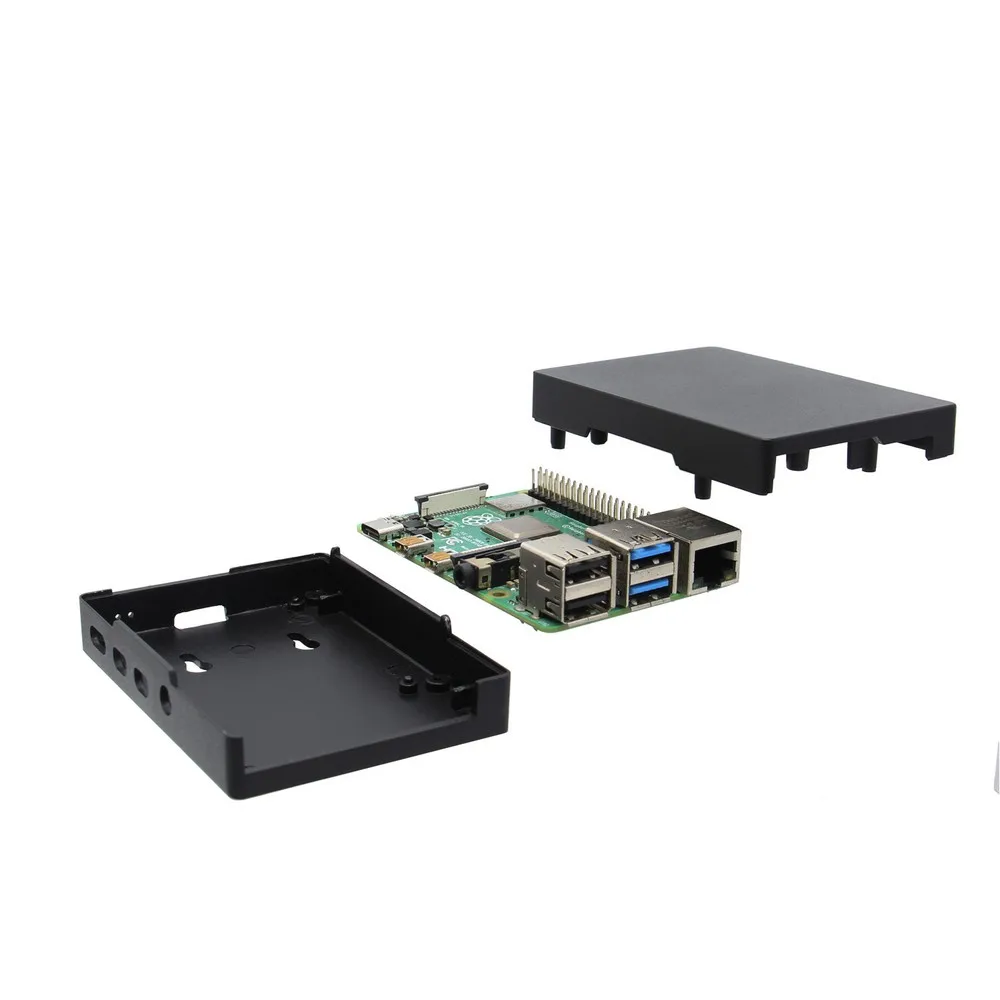 Металлический корпус Raspberry Pi 4B Пассивный охлаждающий теплоотвод алюминиевый