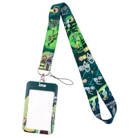 jf1338 cartoon icon neck strap lanyards for key id card gym cell phone strap usb badge holder rope pendant key chain gift