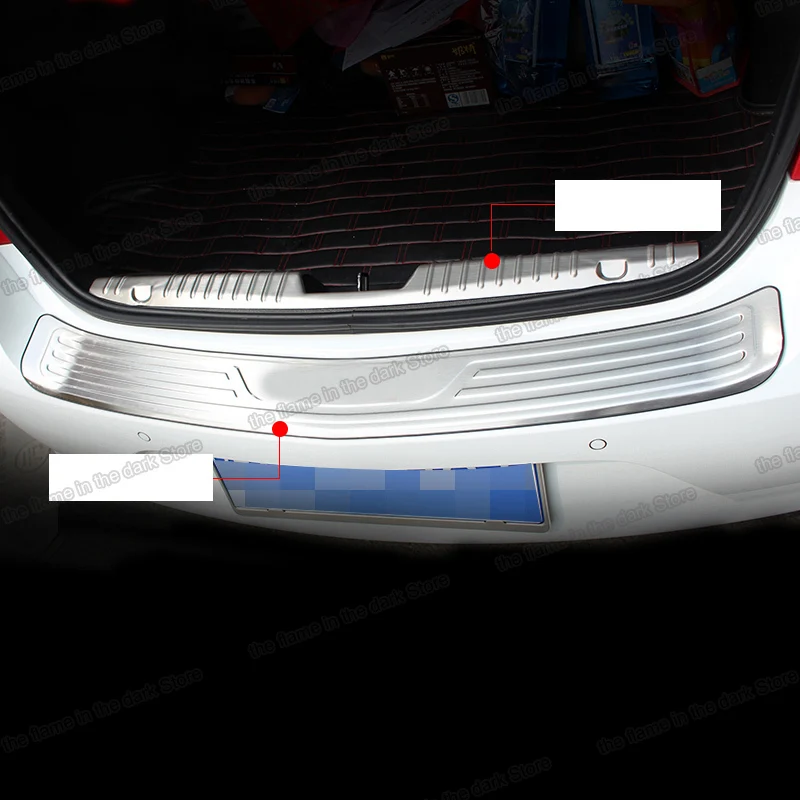 Lsrtw2017 Нержавеющая сталь багажник автомобиля подоконник задний щиток для Chevrolet Cruze