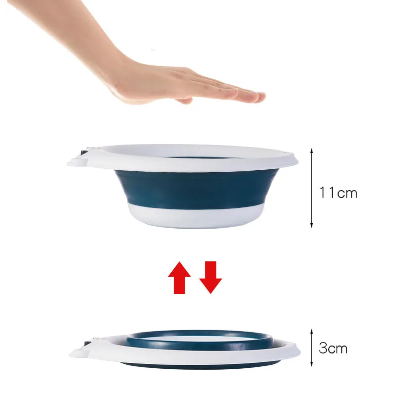 Складная портативная детская раковина милая мультяшная для ног младенцев и