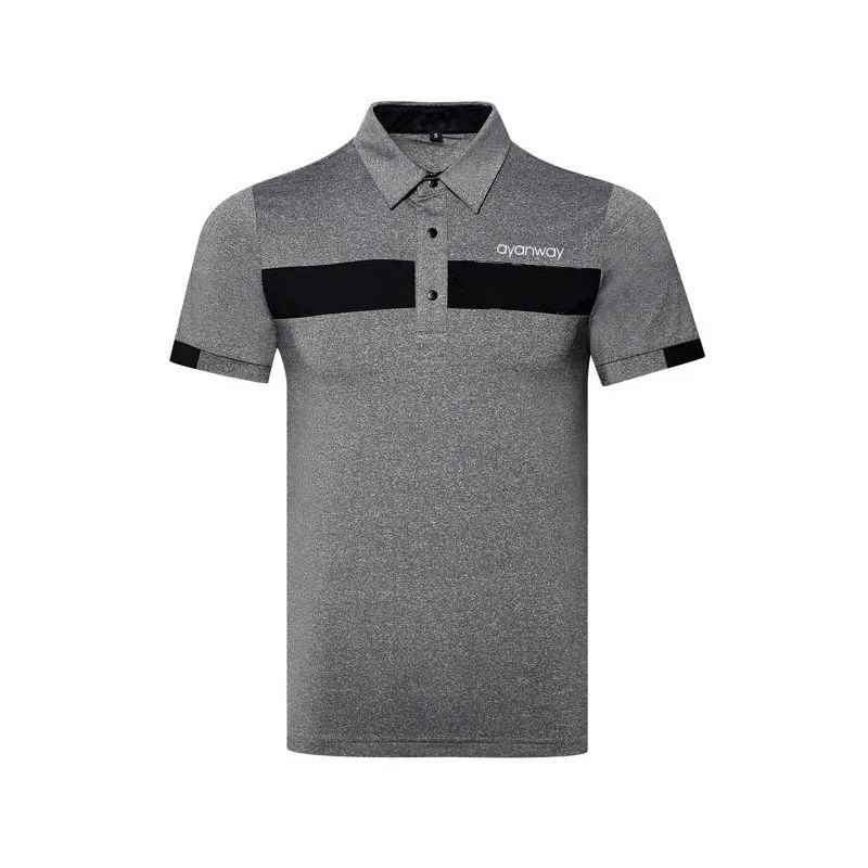 AYANWAY красивая рубашка для гольфа мужские качественные быстросохнущие рубашки