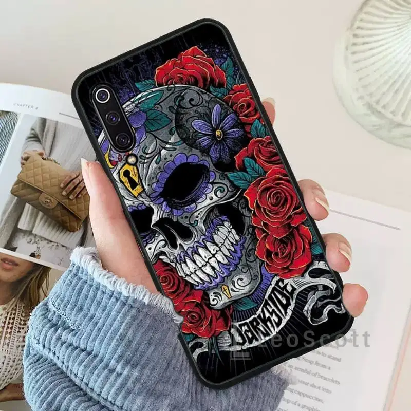 

Grim Reaper Skull Skeleton Luxury Phone Case For Xiaomi Redmi 4x 5 plus 6A 7 7A 8 mi8 8lite 9 note 4 5 7 8 pro