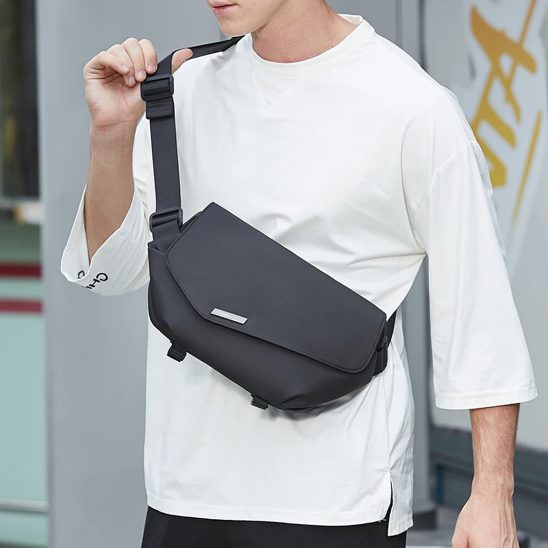 hk new style mens bag crossbody bag hand high quality waterproof shoulder bag for male business travel messenger bag for men free global shipping