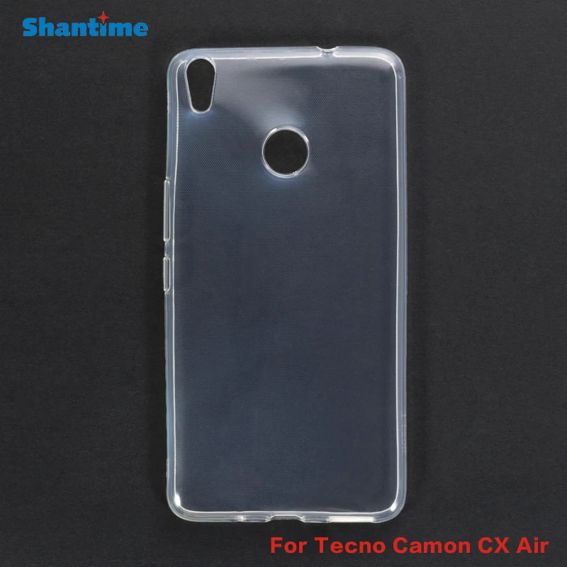 Силиконовый защитный чехол для телефона Tecno Camon CX Air Gel мягкий из ТПУ | Мобильные