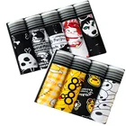 Трусы-боксеры мужские, шелковые, с рисунком, забавное нижнее белье