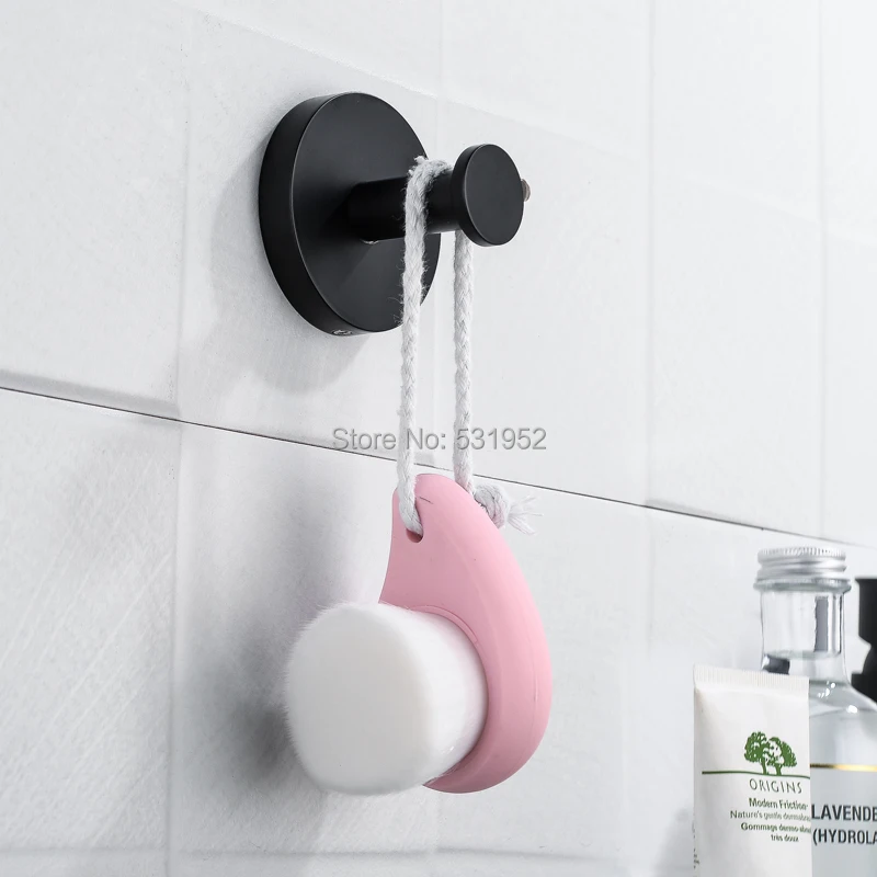 

Black Matte Stainless Steel Bathroom Hardware Towel Rail Rack Roll Paper Holder Toilet Brush Holder Bathroom Accessories