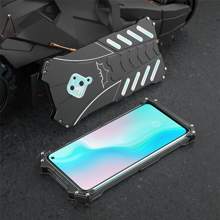 

For Shockproof Case VIVO Xplay 5/6 X7 Plus X9 S Plus X20 X23 X27 X30 X50 Heavy Dust Armor Bumper Metal Protective Phone Case