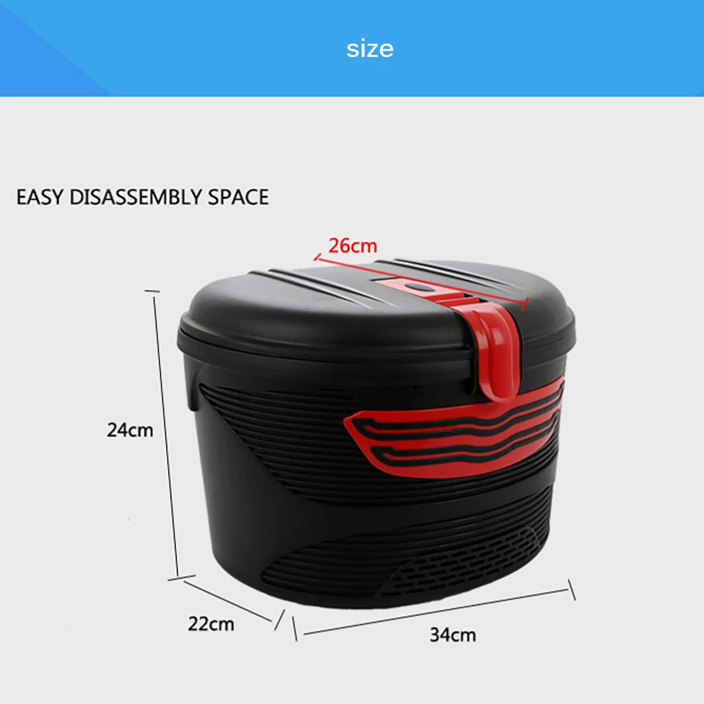 Передняя и задняя корзина для хранения для Xiaomi электрический скутер пластиковая корзина тканевая подкладка портативная большая емкость Противоугонная