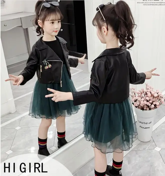 Новинка 2020 детский костюм в Корейском стиле осенняя одежда для девочек детское