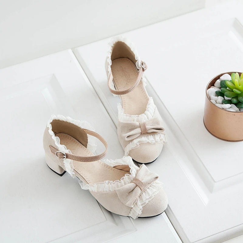 Женские туфли на низком каблуке для косплея|Туфли| |