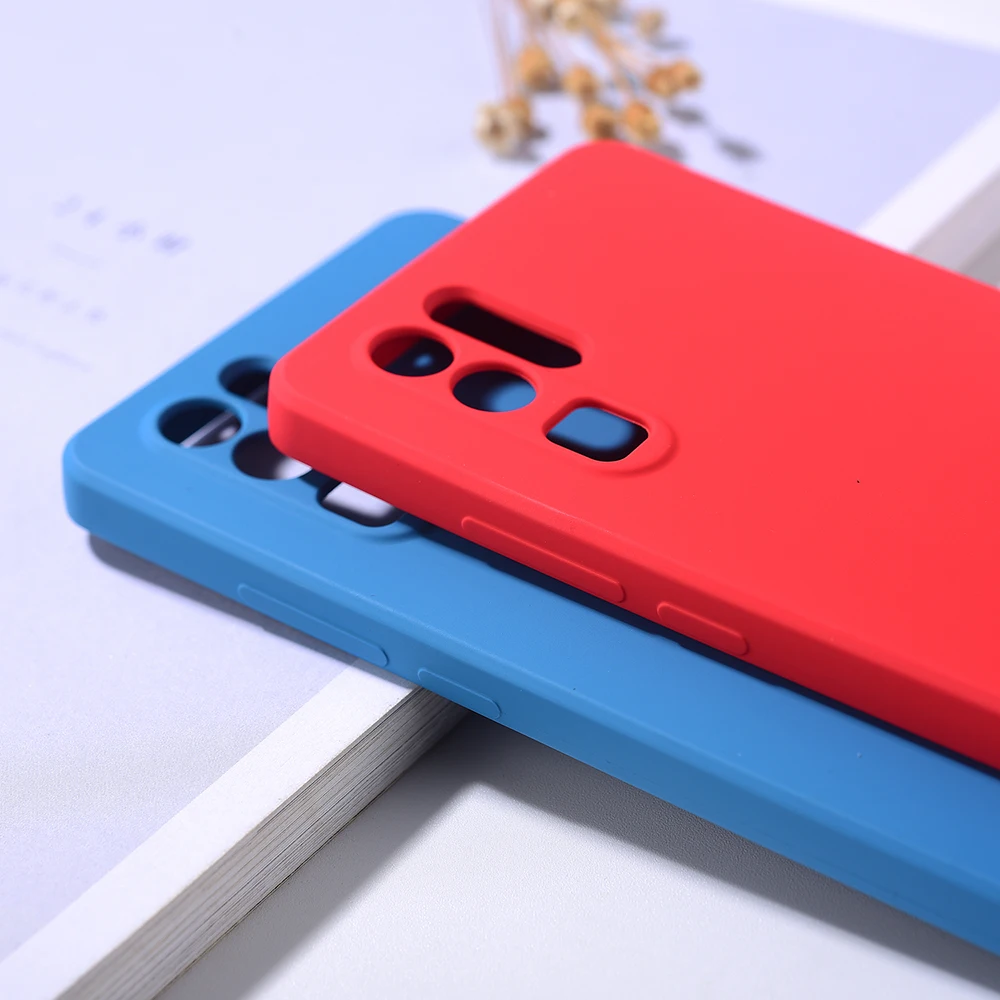 official huawei p30 prop 30 liquid silicone case original silky soft touch protect back cover for p30 pro phone shell with logo free global shipping