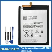original replacement phone battery eb ba315aby for samsung galaxy a31 2020 edition a32 rechargable batteries 5000mah with tools
